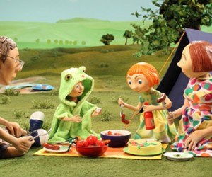 Miriam järve ääres / Miriam junto al lago